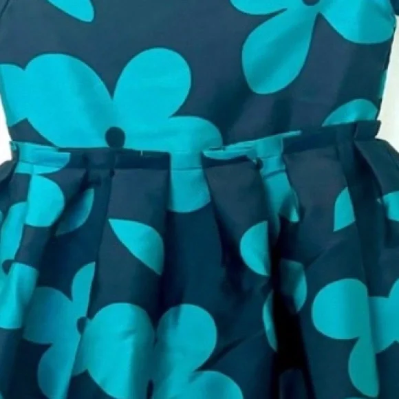 Jacadi Blue and Green Formal Dress - Picture 10 of 10